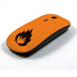 Souris ordinateur sans fil inflammable